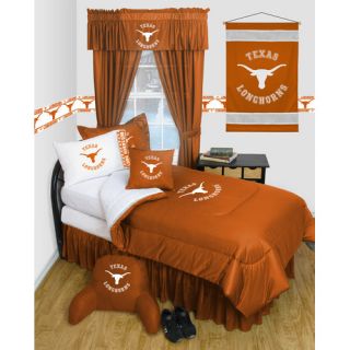 Sports Coverage NCAA Texas Bed Skirt