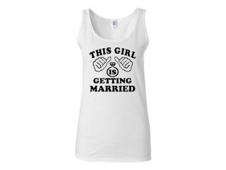 Junior This Girl Is Getting Married Humor Sleeveless Tank Top
