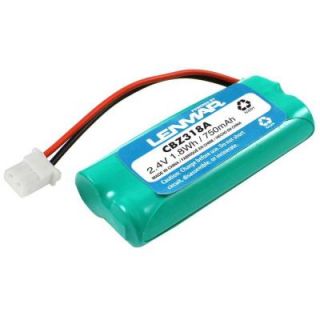 Lenmar Nickel Metal Hydride 750mAh/2.4 Volt Cordless Phone Replacement Battery CBZ318A