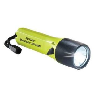 PELICAN 2410 Flashlight, LED, Yellow, 126 L, AA