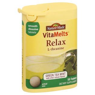 Nature Made  VitaMelts Relax, Green Tea Mint, Tablets, 50 tablets