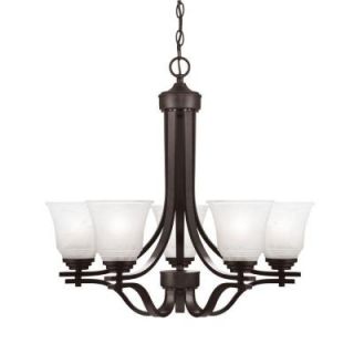 Westinghouse Wensley 5 Light Oil Rubbed Bronze Chandelier 6622100