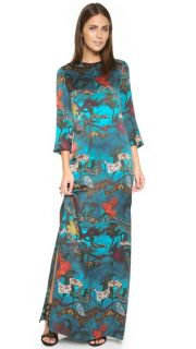 alice + olivia Christi Bell Sleeve Maxi Dress