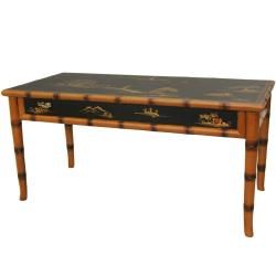 Black Wood Lacquered Coffee Table (China)