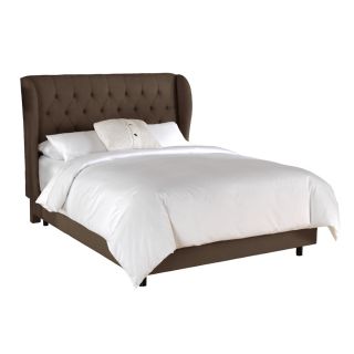 Skyline Furniture Southport Chocolate Queen Upholstered Bed