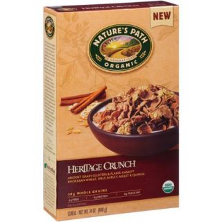 Nature's Path Organic Heritage Crunch Cereal, 14 oz, (Pack of 12)