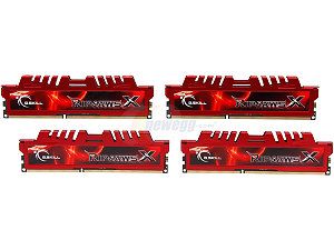 G.SKILL Ripjaws X Series 16GB (4 x 4GB) 240 Pin DDR3 SDRAM DDR3 2133 (PC3 17000) Desktop Memory Model F3 2133C9Q 16GXL