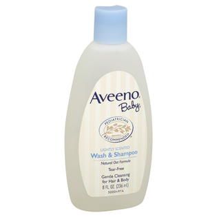 Aveeno  Baby Wash & Shampoo, Lightly Scented, 8 fl oz (236 ml)