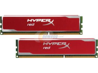HyperX Blu Red Series 8GB (2 x 4GB) 240 Pin DDR3 SDRAM DDR3 1333 Desktop Memory Model KHX13C9B1RK2/8
