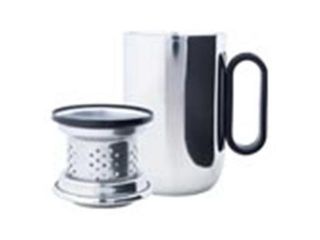 Timolino PAD 35F 12 oz. Chai Connoisseur Mug Steel with Tea Strainer