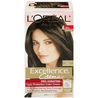 Oreal Paris Excellence Crème Hair Color, Dark Brown   Beauty   Hair