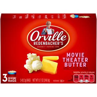 ORVILLE REDENBACHERS Movie Theater Butter Microwave Popcorn   Food