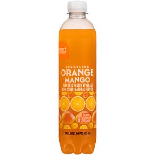 Smart Sense Orange Mango Flavored Sparkling Water 17 FL OZ PLASTIC