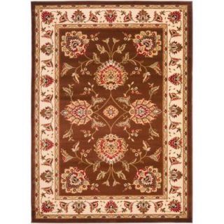 Safavieh Lyndhurst Brown/Ivory 5 ft. 3 in. x 7 ft. 6 in. Area Rug LNH555 2512 5