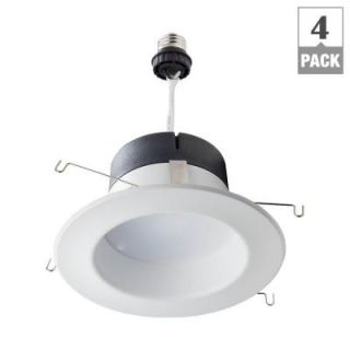 Philips 65W Equivalent Daylight 5/6 in. Retrofit Trim Recessed Downlight Dimmable LED Flood Light Bulb (E)* (4 Pack) 800060