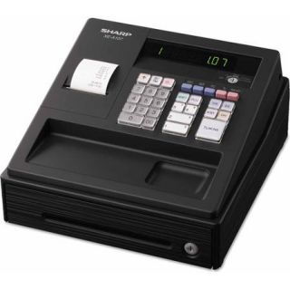 Sharp XEA107 Cash Register, 80 LookUps, 8 Dept, 4 Clerk
