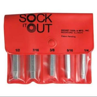 SOCK IT OUT DEB 2 Screw Extractor Set, 5 Pc