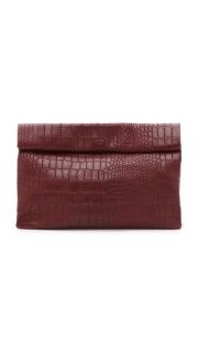 Marie Turnor Accessories Croc Embossed Lunch Clutch