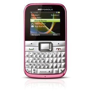 Motorola MOTOKEY Mini EX108 Unlocked GSM Cell Phone   White/Pink   TVs
