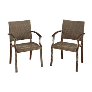 Home Styles Urban Outdoor Dining Arm Chair (Set