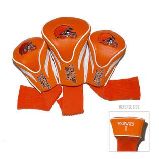 Team Golf Cleveland Browns 3 Pack Countour Headcover   Fitness