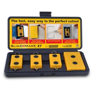 Blind Mark Drywall Electrical Box Locating Tool Kit (4 Pieces) BMWK