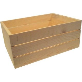 Large 22 inch Wooden Crate   Shopping Other