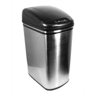 11 Gallon Stainless Steel Infrared Trash Can by Nine Stars