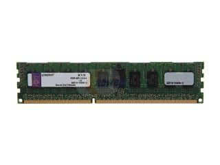 Kingston 4GB 240 Pin DDR3 SDRAM ECC Registered DDR3 1600 (PC3 12800) Server Memory SR x4 Model KVR16R11S4/4