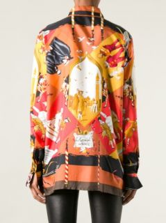 Hermès Vintage Carnival Print Shirt