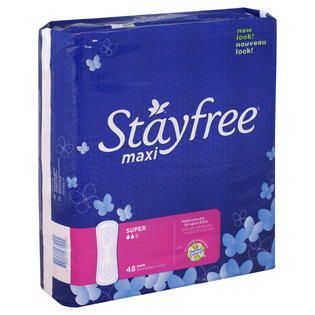 Stayfree Maxi Pads, Super, 48 pads   Health & Wellness   Womens
