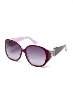 Round Butterfly Frame by Judith Leiber Sunglasses