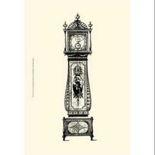 Sm Antique Grandfather Clock II Poster Print by Vision studio (13 x 19)