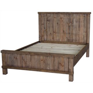 Country Weathered Pine King Bed   Shopping
