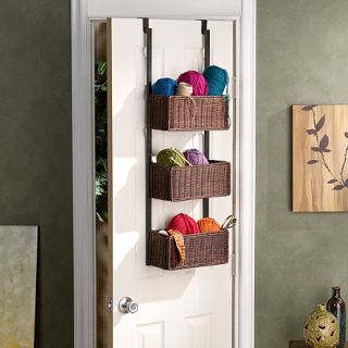 Over The Door 3 Tier Storage Basket