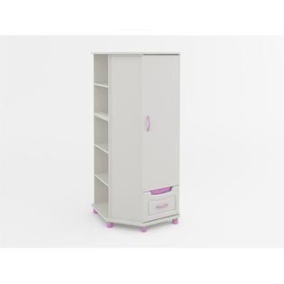 Ameriwood  Corner Wardrobe Unit with Colored Panels