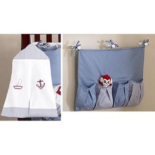 Sweet Jojo Designs  Come Sail Away Collection 9pc Crib Bedding Set