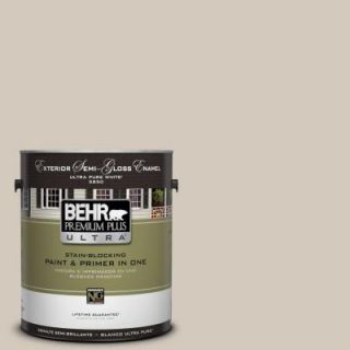 BEHR Premium Plus Ultra 1 gal. #BNC 02 Understated Semi Gloss Enamel Exterior Paint 585001