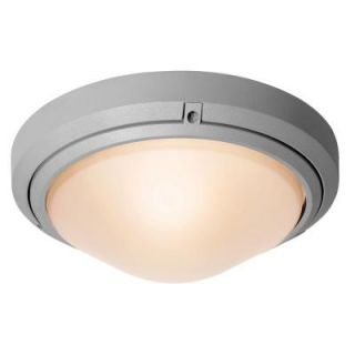 Access Lighting Oceanus 1 Light Satin Outdoor Flush/Wall Mount with Frosted Glass Shade 20355MG SAT/FST