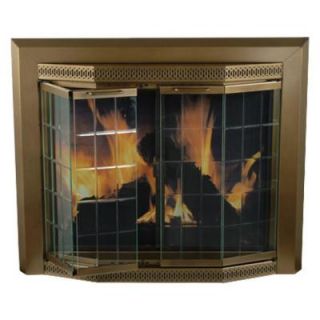 Pleasant Hearth Grandior Bay Medium Glass Fireplace Doors GR 7201