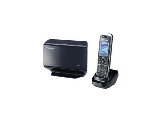 Panasonic KX TGP500 SIP IP Expandable Cordless Phone System with Location Free Base Station and 1 Cordless Handset