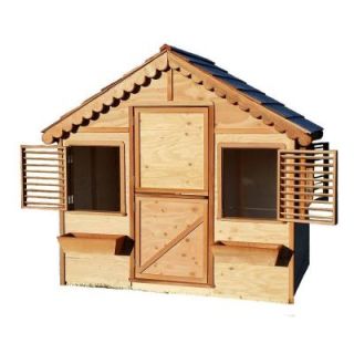 Canadian Playhouse Factory 4 ft. x 6 ft. Little Alexandra's Cottage Playhouse Kit with Cedar Roof LAC46