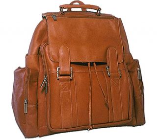 David King Leather 329 Top Handle Backpack   Tan