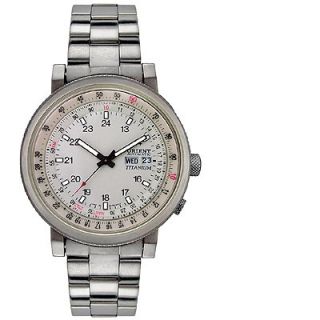 Orient Mens Automatic Titanium Watch  ™ Shopping   Big