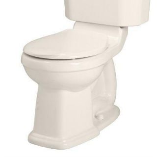 American Standard Portsmouth Champion Right Height Round Front Seatless Toilet Bowl Only in Linen 3180.016.222