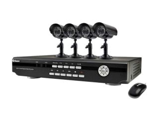 Swann SW343 8PC 8 Channel DVR8 2500 & 4 x PRO 555 Cameras   Security Recorder Kit with Internet Viewing