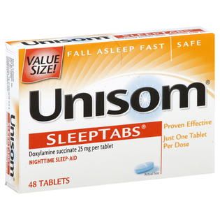 Unisom  SleepTabs Nighttime Sleep Aid, Tablets, Value Size, 48 tablets