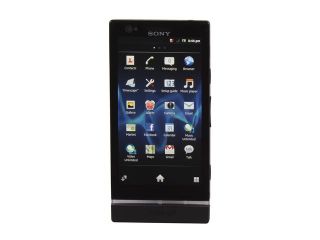 Sony Xperia P LT22i 16 GB (13 GB user available), 1 GB RAM Black Unlocked Android GSM Smart Phone with Sony WhiteMagic Technology / 4" Screen 4.0"