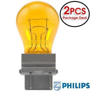 Philips 4157 NA LL   Natural Amber Long Life Automotive lamp   2 Bulbs