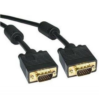 4XEM 100FT High Quality Dual Ferrite M/M VGA Cable   Black